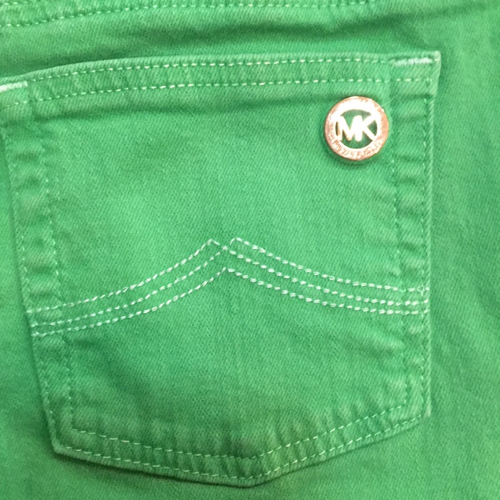 Green jeans. GUC. Looks great with navy or black!